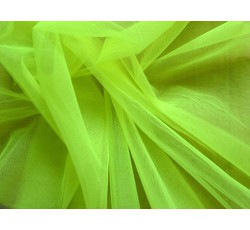 Tyly - tyl neonově zelenožlutý š. 280 cm