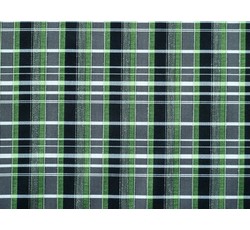 Halenkoviny - košilová látka 9850 zelená kostkovaná s lurexem