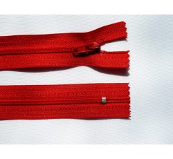 Galanterie - zip spirálový 18cm červený