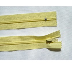 Galanterie - zip spirálový 60cm světle žlutý
