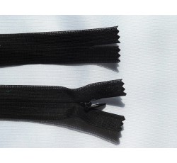 Galanterie - zip skrytý 16cm černý