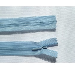 Galanterie - zip skrytý 40cm světle modrý