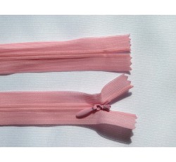 Galanterie - zip skrytý 40cm růžový