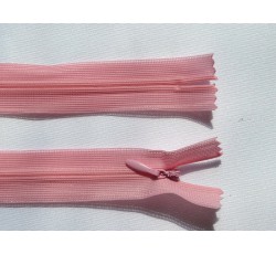 Galanterie - zip skrytý 60cm růžový