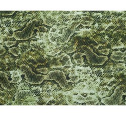 Halenkoviny - zelená viskóza 3026 hadí vzor