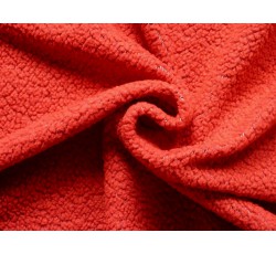 Kabátovky - červená látka na kabát 2148 buklé