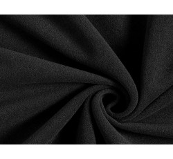 Kabátovky - černý vlněný flauš 3062
