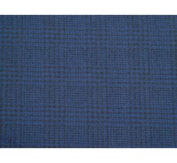 Šatovky - tmavě modrá šatovka 2508 kostkovaný vzor