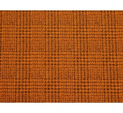 Šatovky - oranžová šatovka 2508 kostkovaný vzor