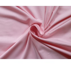 Úplety - světle růžový bavlněný úplet punto
