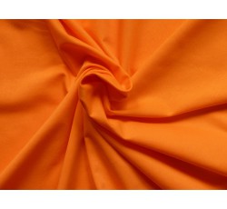 Úplety - oranžový bavlněný úplet punto