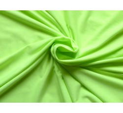 Úplety - neonově zelený bavlněný úplet punto