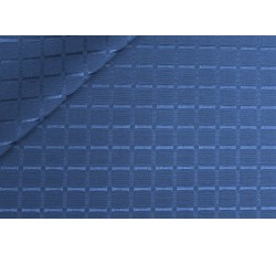 Potahové látky - modrá potahová látka 4012 kostkovaná š.280cm