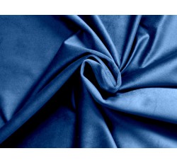 Samety - polyesterový samet tmavě modrý