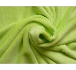 Fleece - flanel fleece signálně zelený