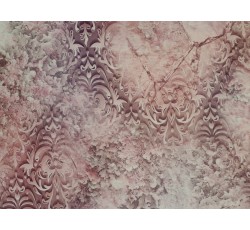 Hedvábí - růžová hedvábná šatovka 2614 žakárový vzor