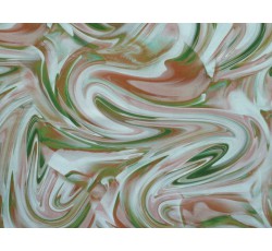 Hedvábí - hedvábná šatovka 2738 abstraktní vzor