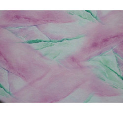 Hedvábí - hedvábí 2888 s růžovým vzorem