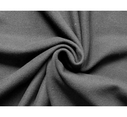 Kabátovky - černý vlněný flauš 2901