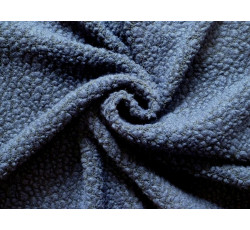 Kabátovky - zimní látka 2982 krul tmavě modrý