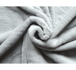 Kabátovky - světle šedá umělá kožešina liso