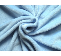 Fleece - flanel fleece ledově modrý