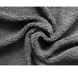 Kabátovky - zimní látka 3085 krul černý