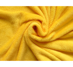 Fleece - flanel fleece žlutý