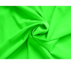 Plavkoviny a látky na fitness - plavkovina neonově zelená matná