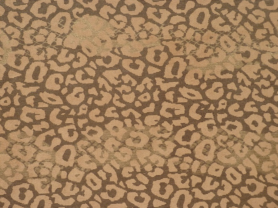 měděný elastický semiš 3326 zvířecí vzor