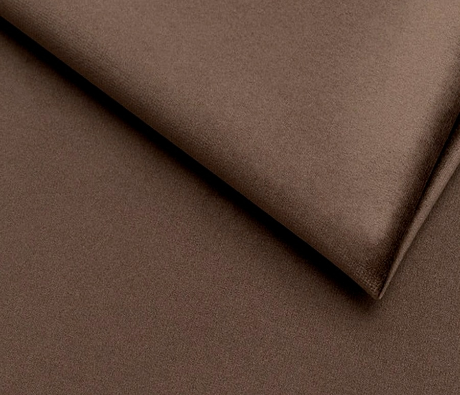 hnědá sametová potahová látka Petronila
