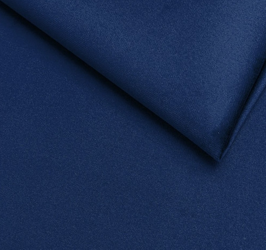 tmavě modrá sametová potahová látka Petronila