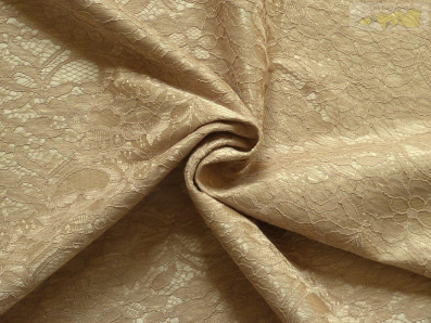 elastická krajka 9657 béžová podšitá