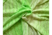 Úplety - úplet plise zelený s volány
