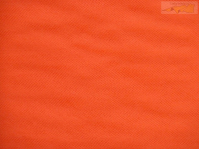 tyl oranžový š. 280 cm