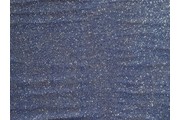 Tyly - elastický tmavě modrý tyl pandora s glittery