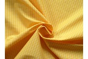 Halenkoviny - košilová látka 9850 žlutá kostečkovaná