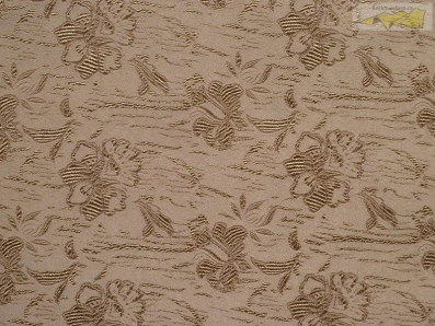 hnědý žakár 1025 se vzorem