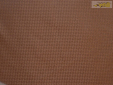 žakárová podšívka pied 102 kohoutí stopa hnědá