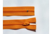 zip spirálový 20cm oranžový