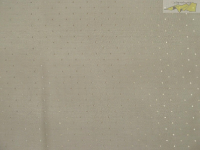 žakárová podšívka montana 820 slonová kost s puntíky