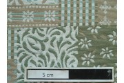 Potahové látky - potahová látka 2000 zelené čtverce š.280cm