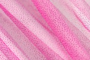 Tyly - tyl effect růžový s glittery