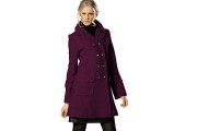 Kabátovky - kabátovka vařená vlna fialová