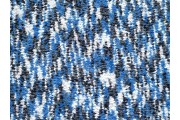pletenina 2430 modrý vzor