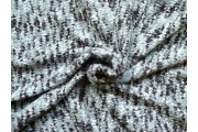 Úplety - pletenina 2430 šedý vzor