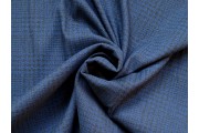 Šatovky - tmavě modrá šatovka 2508 kostkovaný vzor