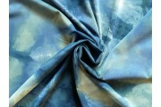 Plavkoviny a látky na fitness - plavkovina energy batika modrá