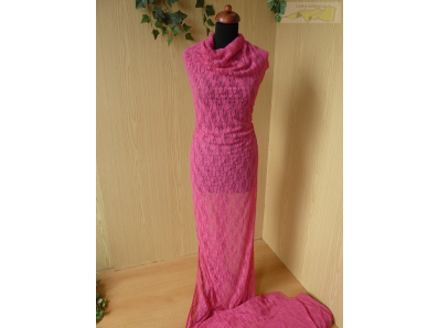 elastická krajka 3212 fuchsia