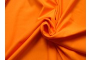 oranžový bavlněný úplet felpa